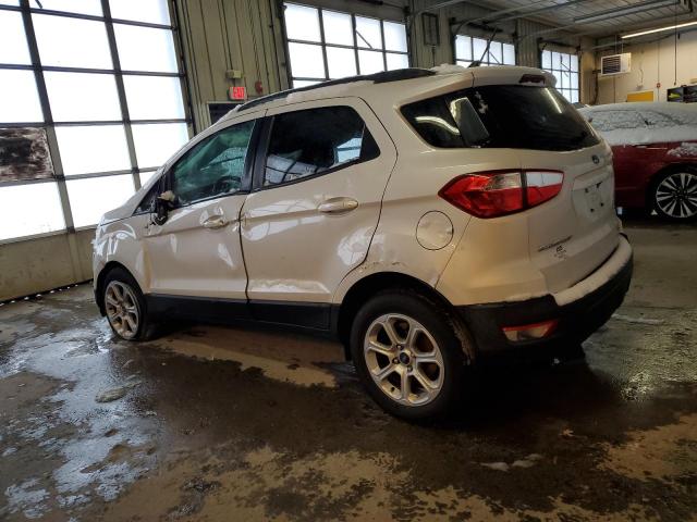 MAJ3P1TE9JC230261 - 2018 FORD ECOSPORT SE WHITE photo 2