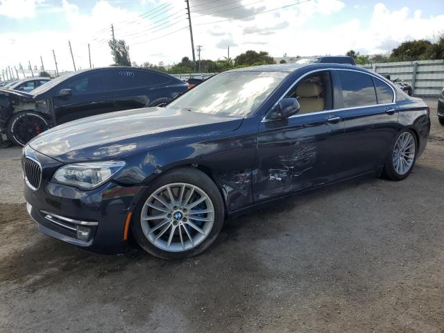 WBAYB6C5XFD965910 - 2015 BMW 750 XI BLUE photo 1