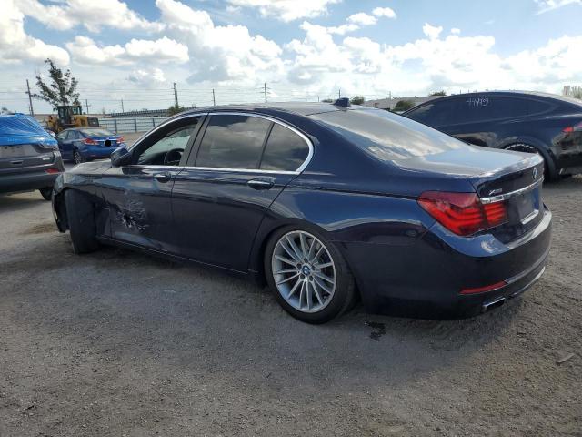 WBAYB6C5XFD965910 - 2015 BMW 750 XI BLUE photo 2