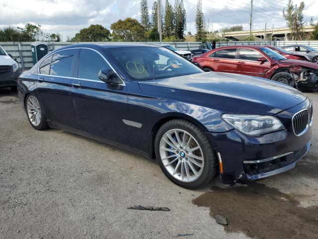 WBAYB6C5XFD965910 - 2015 BMW 750 XI BLUE photo 4