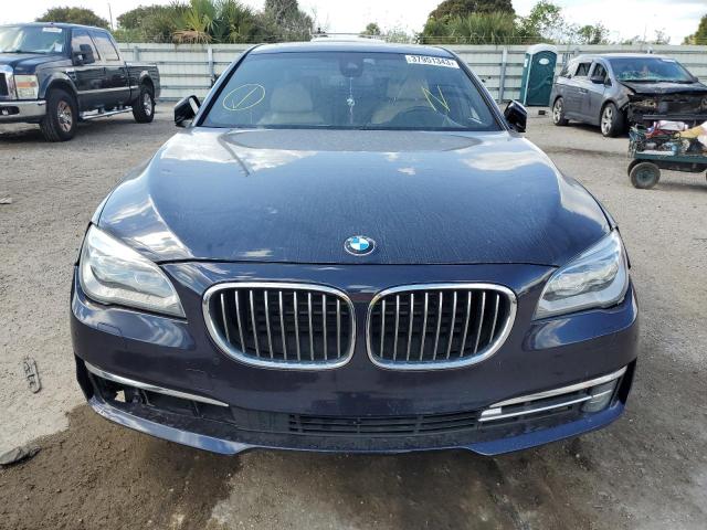 WBAYB6C5XFD965910 - 2015 BMW 750 XI BLUE photo 5