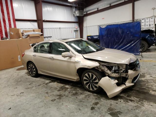 1HGCR6F51FA006659 - 2015 HONDA ACCORD HYBRID EXL GOLD photo 4