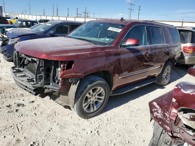 1GNSCBKC9GR205655 - 2016 CHEVROLET TAHOE C1500 LT RED photo 1