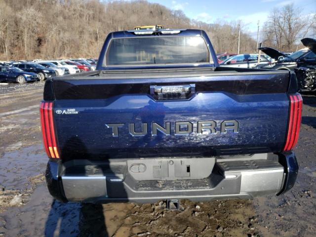 5TFJA5AB9NX008630 - 2022 TOYOTA TUNDRA CREWMAX LIMITED BLUE photo 6