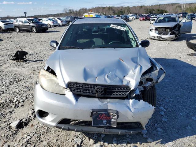 2T1KR32E28C720393 - 2008 TOYOTA COROLLA MA XR SILVER photo 5