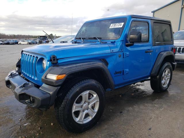 1C4HJXAG9NW195556 - 2022 JEEP WRANGLER SPORT BLUE photo 1