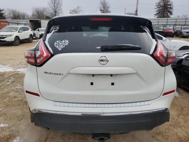 5N1AZ2MG8HN146413 - 2017 NISSAN MURANO S WHITE photo 6