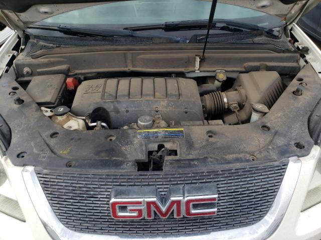 1GKLRKED3AJ181251 - 2010 GMC ACADIA SL WHITE photo 11