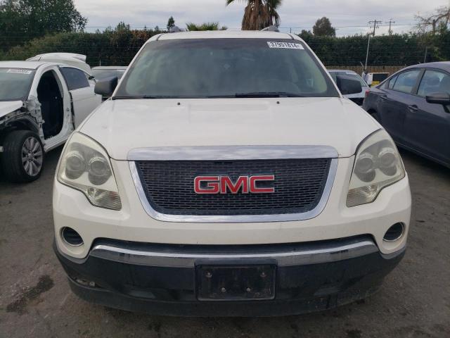 1GKLRKED3AJ181251 - 2010 GMC ACADIA SL WHITE photo 5