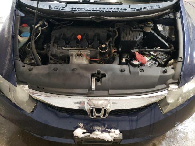 2HGFA1F56AH533615 - 2010 HONDA CIVIC LX BLUE photo 11