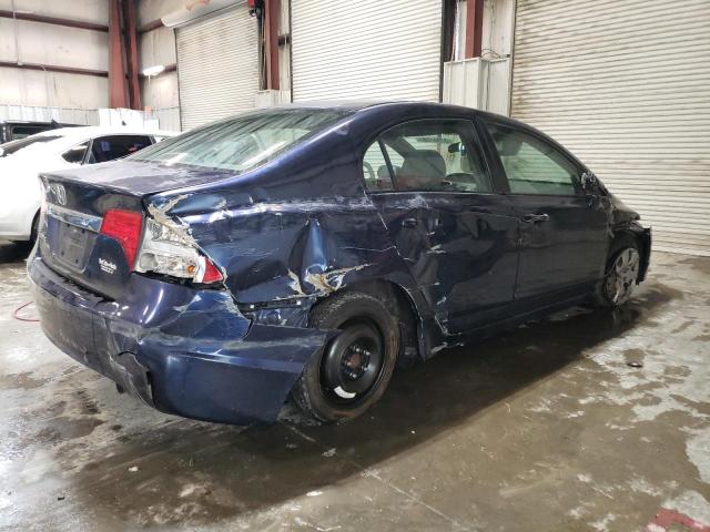 2HGFA1F56AH533615 - 2010 HONDA CIVIC LX BLUE photo 3