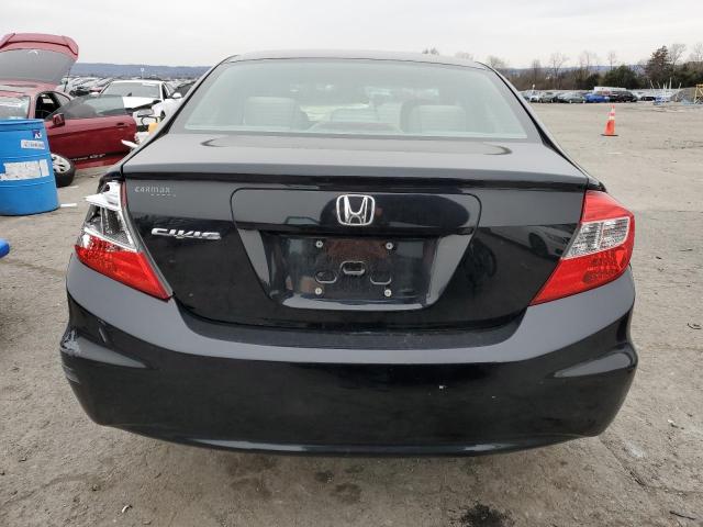 19XFB2F51CE316330 - 2012 HONDA CIVIC LX BLACK photo 6