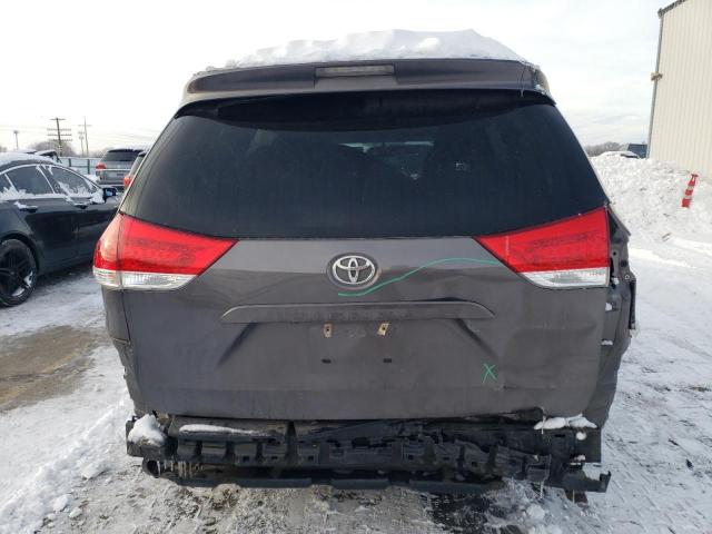 5TDKK3DC2DS400167 - 2013 TOYOTA SIENNA LE GRAY photo 6