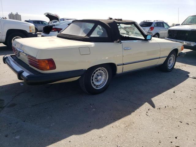 WDBBA45A1DB021379 - 1983 MERCEDES-BENZ 380 SL CREAM photo 3