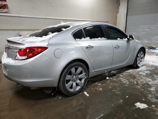 2G4GS5EV1C9137528 - 2012 BUICK REGAL PREMIUM GRAY photo 3