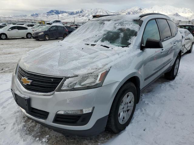 1GNKVFKD6FJ269014 - 2015 CHEVROLET TRAVERSE LS SILVER photo 1