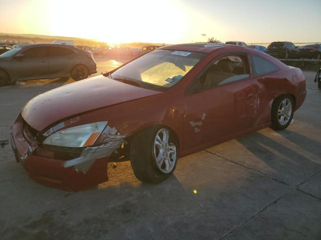 1HGCM72647A003503 - 2007 HONDA ACCORD EX RED photo 1