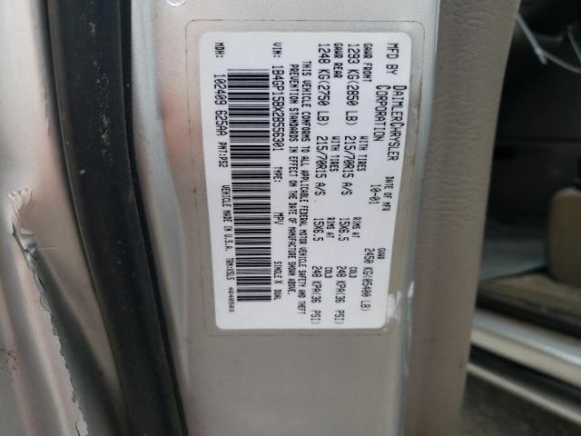 1B4GP15BX2B556301 - 2002 DODGE CARAVAN EC GRAY photo 13