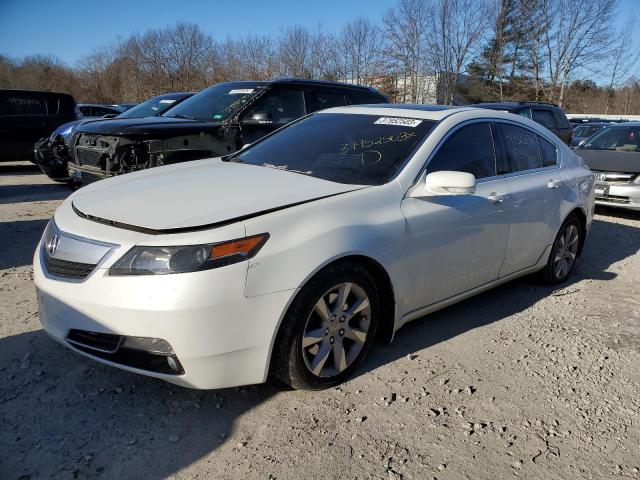 19UUA8F53EA008466 - 2014 ACURA TL TECH WHITE photo 1