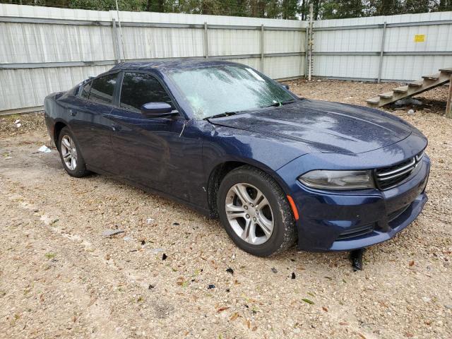 2C3CDXBG4FH893206 - 2015 DODGE CHARGER SE BLUE photo 4