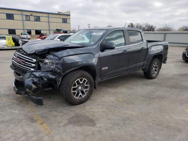 1GTG6CE34G1118509 - 2016 GMC CANYON SLE GRAY photo 1