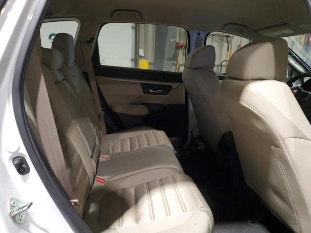 2HKRW6H33KH233271 - 2019 HONDA CR-V LX WHITE photo 10