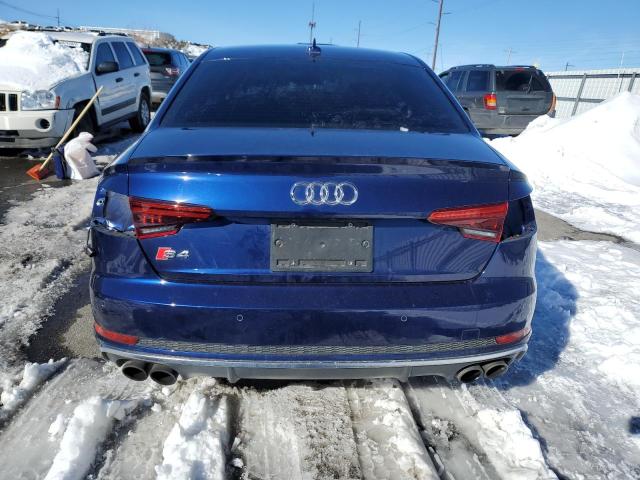 WAUB4AF47JA061853 - 2018 AUDI S4 PREMIUM PLUS BLUE photo 6