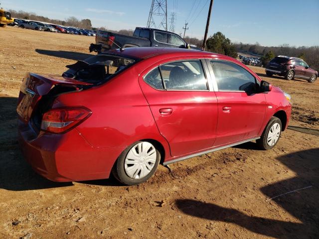 ML32F3FJXLHF08092 - 2020 MITSUBISHI MIRAGE G4 ES წითელი ფოტო 3