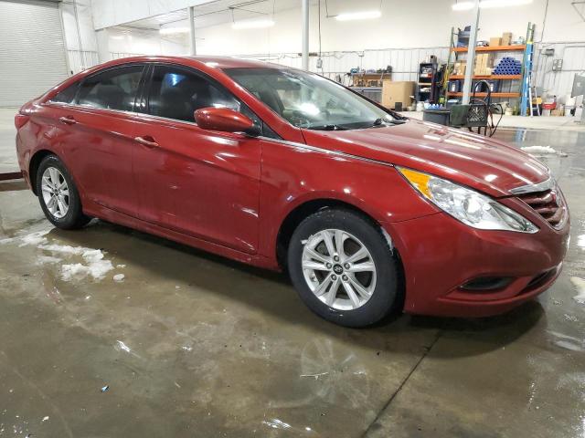 5NPEB4ACXBH224981 - 2011 HYUNDAI SONATA GLS RED photo 4