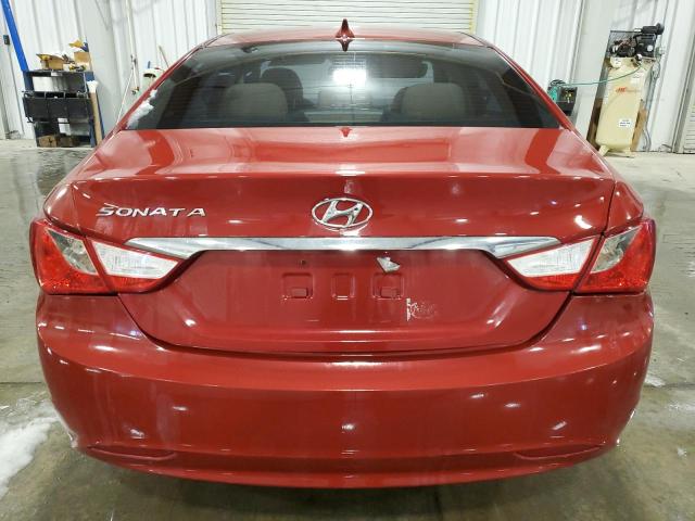 5NPEB4ACXBH224981 - 2011 HYUNDAI SONATA GLS RED photo 6