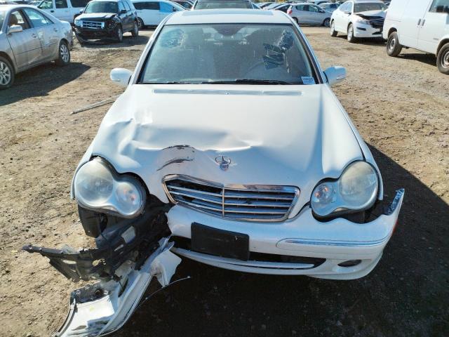 WDBRF54HX7A933409 - 2007 MERCEDES-BENZ C 280 WHITE photo 5