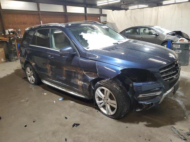4JGDA5HB4FA570079 - 2015 MERCEDES-BENZ ML 350 4MATIC BLUE photo 4
