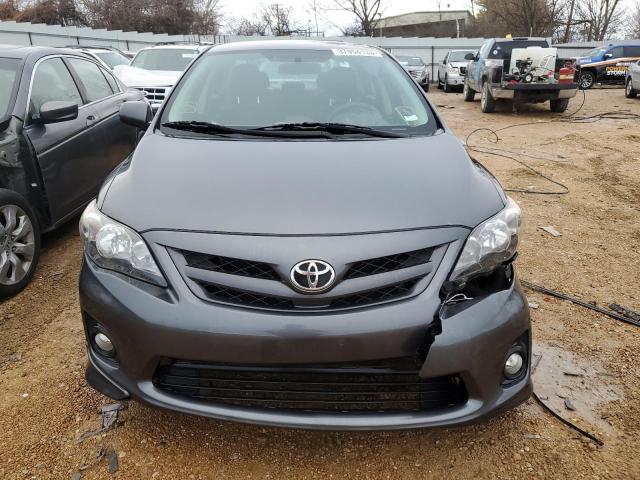 2T1BU4EE8DC118785 - 2013 TOYOTA COROLLA BASE GRAY photo 5