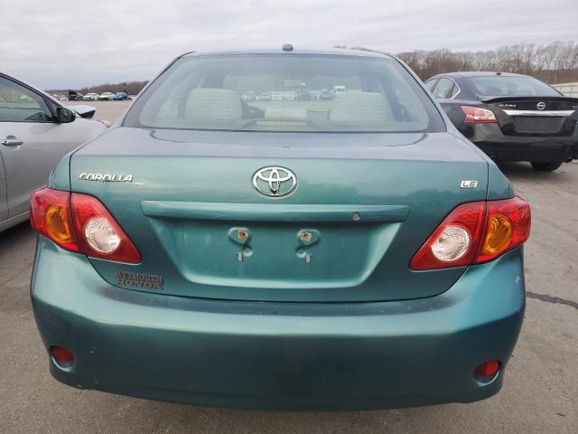 2T1BU4EEXAC498577 - 2010 TOYOTA COROLLA BASE TEAL photo 6