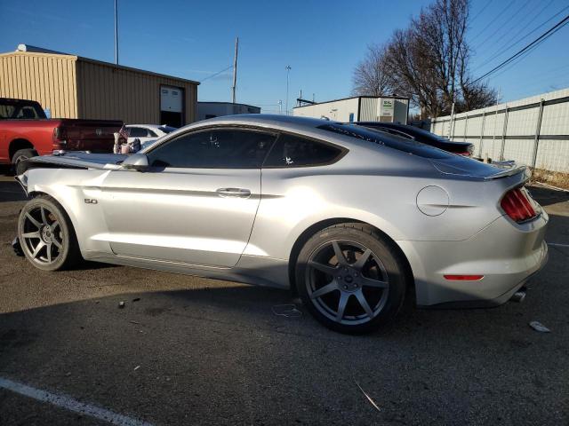 1FA6P8CF9F5335330 - 2015 FORD MUSTANG GT SILVER photo 2
