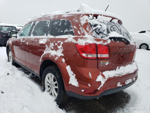 3C4PDDBG7ET108730 - 2014 DODGE JOURNEY SXT ORANGE photo 2