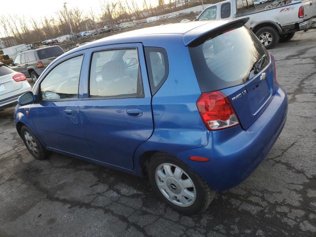 KL1TJ62604B151095 - 2004 CHEVROLET AVEO LS BLUE photo 2