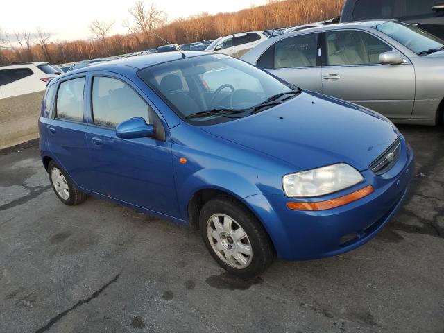 KL1TJ62604B151095 - 2004 CHEVROLET AVEO LS BLUE photo 4