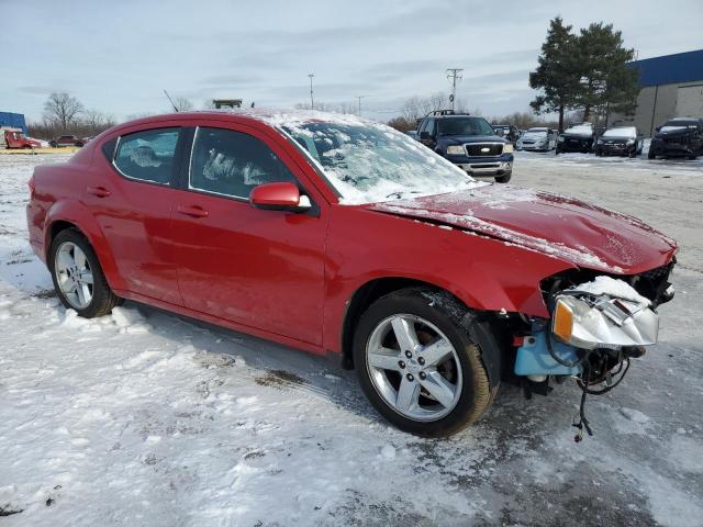 1B3BD2FB6BN508899 - 2011 DODGE AVENGER LUX RED photo 4