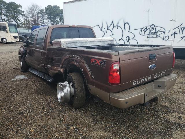 1FT8W4DT4CEC48787 - 2012 FORD F450 SUPER DUTY BROWN photo 2