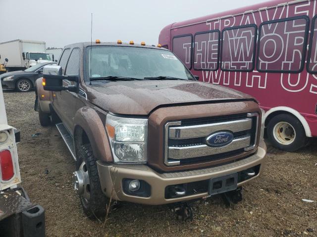 1FT8W4DT4CEC48787 - 2012 FORD F450 SUPER DUTY BROWN photo 4
