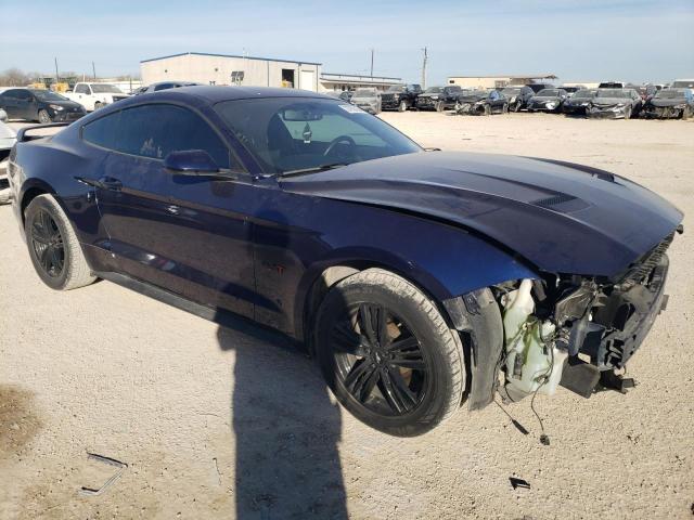 1FA6P8TH4L5176231 - 2020 FORD MUSTANG BLUE photo 4