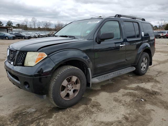 5N1AR18U37C627187 - 2007 NISSAN PATHFINDER LE BLACK photo 1