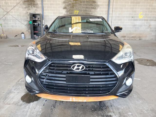 KMHTC6AE2DU115498 - 2013 HYUNDAI VELOSTER TURBO BLACK photo 5