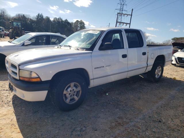 1B7HL38X52S558480 - 2002 DODGE DAKOTA QUAD SPORT WHITE photo 1