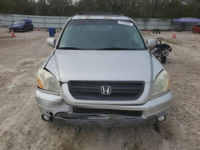 5FNYF18515B015025 - 2005 HONDA PILOT EXL SILVER photo 5