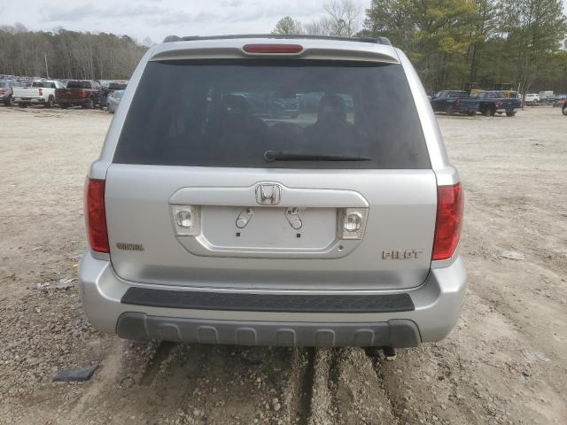 5FNYF18515B015025 - 2005 HONDA PILOT EXL SILVER photo 6