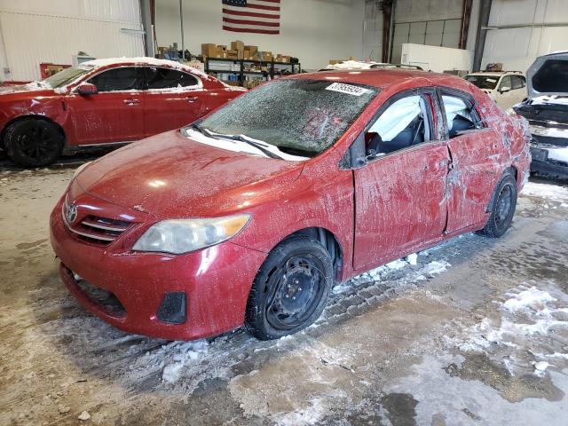 2T1BU4EE6DC939271 - 2013 TOYOTA COROLLA BASE RED photo 1