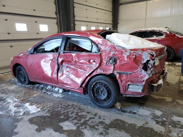 2T1BU4EE6DC939271 - 2013 TOYOTA COROLLA BASE RED photo 2