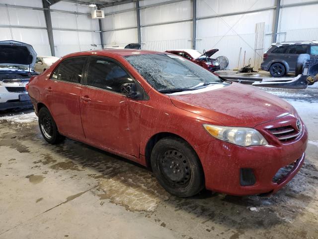 2T1BU4EE6DC939271 - 2013 TOYOTA COROLLA BASE RED photo 4